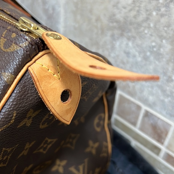 🌸LKNW Louis Vuitton Monogram Speedy 35 Boston Satchel Brown Bag Purse Excellent - Picture 5 of 15